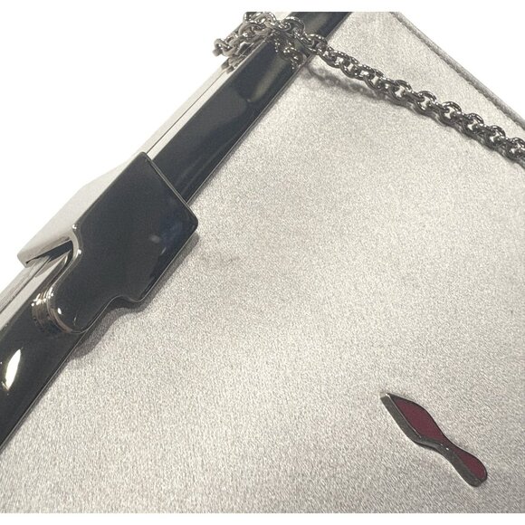 Christian Louboutin Palmette Clutch in Oyster - Picture 9 of 13